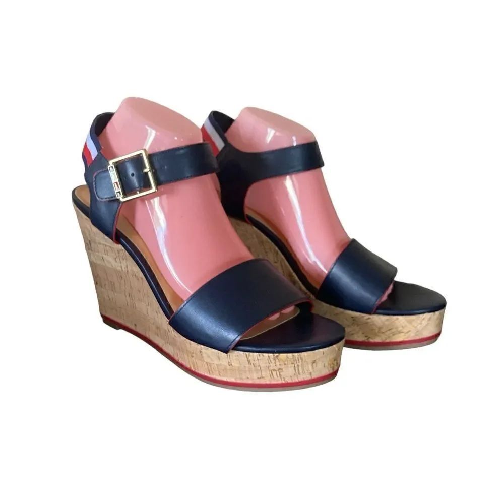 Tommy Hilfiger Sandals Woman’s Platform Size 11